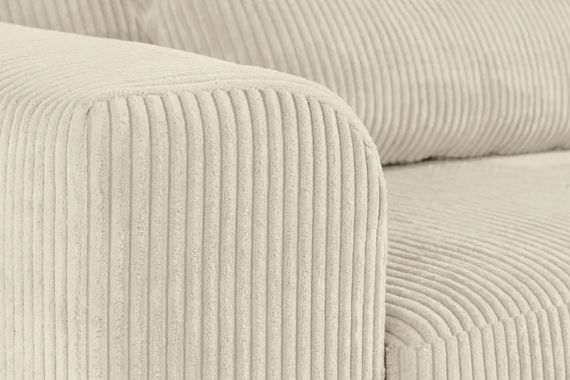 Copenhagen 4-sits Högervänd L-formad Divansoffa i Manchester - Beige - Möbler - Soffa - Divansoffa & schäslongsoffa - 4 sits soffa med divan