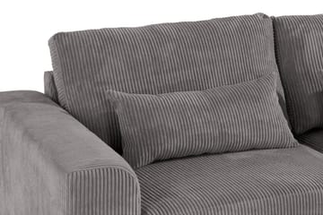 Copenhagen 4-sits Högervänd L-formad Divansoffa i Manchester - Mörkgrå - Möbler - Soffa - Divansoffa & schäslongsoffa - 4 sits soffa med divan