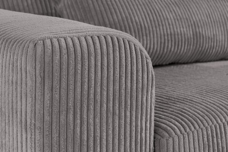 Copenhagen 4-sits Högervänd L-formad Divansoffa i Manchester - Mörkgrå - Möbler - Soffa - Divansoffa & schäslongsoffa - 4 sits soffa med divan