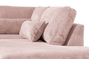 Copenhagen 4-sits Högervänd L-formad Divansoffa i Manchester - Rosa - Möbler - Soffa - Divansoffa & schäslongsoffa - 4 sits soffa med divan