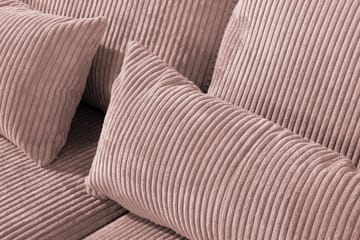 Copenhagen 4-sits Högervänd L-formad Divansoffa i Manchester - Rosa - Möbler - Soffa - Divansoffa & schäslongsoffa - 4 sits soffa med divan