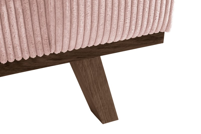 Copenhagen 4-sits Högervänd L-formad Divansoffa i Manchester - Rosa - Möbler - Soffa - Divansoffa & schäslongsoffa - 4 sits soffa med divan