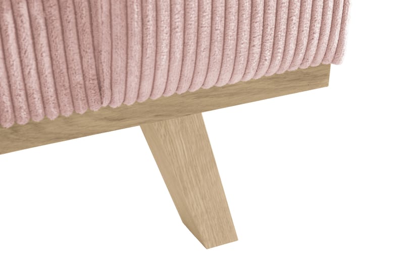 Copenhagen 4-sits Högervänd L-formad Divansoffa i Manchester - Rosa - Möbler - Soffa - Divansoffa & schäslongsoffa - 4 sits soffa med divan