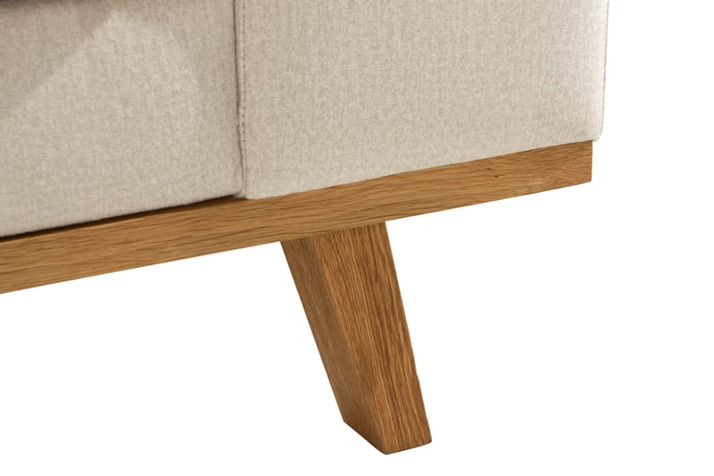 Copenhagen 4-sits Högervänd L-formad Divansoffa i Sammet - Beige - Möbler - Soffa - Divansoffa & schäslongsoffa - 4 sits soffa med divan