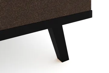 Copenhagen 4-sits Högervänd L-formad Divansoffa i Tyg - Brun - Möbler - Soffa - Divansoffa & schäslongsoffa - 4 sits soffa med divan