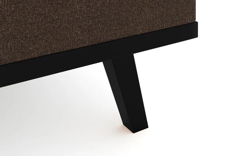 Copenhagen 4-sits Högervänd L-formad Divansoffa i Tyg - Brun - Möbler - Soffa - Divansoffa & schäslongsoffa - 4 sits soffa med divan