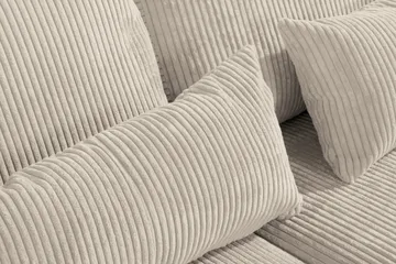 Copenhagen 4-sits Högervänd L-formad Schäslongsoffa i Manchester - Beige - Möbler - Soffa - Divansoffa & schäslongsoffa - 4 sits soffa med divan