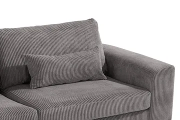 Copenhagen 4-sits Högervänd L-formad Schäslongsoffa i Manchester - Mörkgrå - Möbler - Soffa - Divansoffa & schäslongsoffa - 4 sits soffa med divan