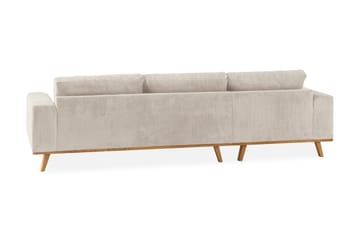 Copenhagen 4-sits Vänstervänd L-formad Divansoffa i Manchester - Beige - Möbler - Soffa - Divansoffa & schäslongsoffa - 4 sits soffa med divan