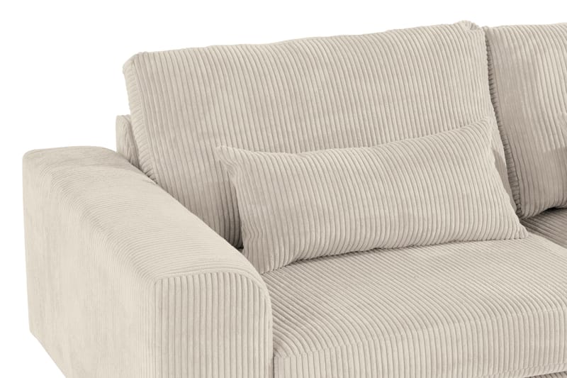 Copenhagen 4-sits Vänstervänd L-formad Divansoffa i Manchester - Beige - Möbler - Soffa - Divansoffa & schäslongsoffa - 4 sits soffa med divan