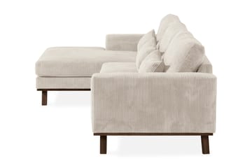 Copenhagen 4-sits Vänstervänd L-formad Divansoffa i Manchester - Beige - Möbler - Soffa - Divansoffa & schäslongsoffa - 4 sits soffa med divan