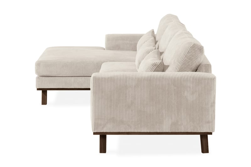 Copenhagen 4-sits Vänstervänd L-formad Divansoffa i Manchester - Beige - Möbler - Soffa - Divansoffa & schäslongsoffa - 4 sits soffa med divan