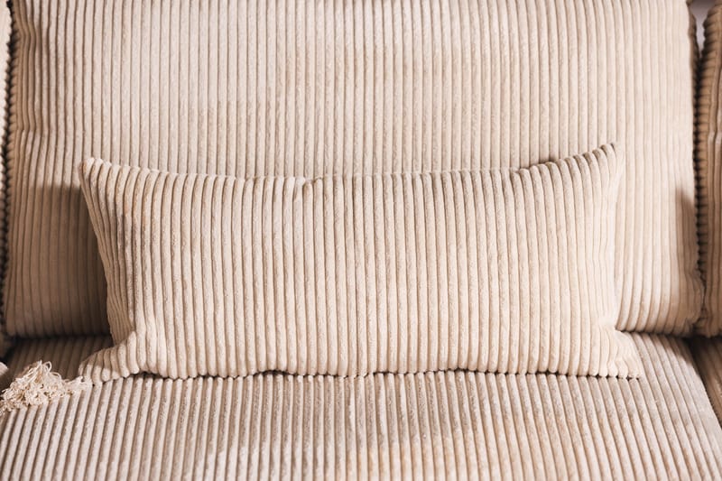 Copenhagen 4-sits Vänstervänd L-formad Divansoffa i Manchester - Beige - Möbler - Soffa - Divansoffa & schäslongsoffa - 4 sits soffa med divan