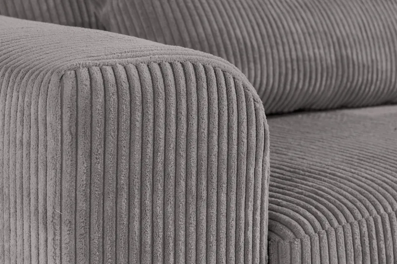 Copenhagen 4-sits Vänstervänd L-formad Divansoffa i Manchester - Mörkgrå - Möbler - Soffa - Divansoffa & schäslongsoffa - 4 sits soffa med divan