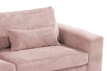 Copenhagen 4-sits Vänstervänd L-formad Divansoffa i Manchester - Rosa - Möbler - Soffa - Divansoffa & schäslongsoffa - 4 sits soffa med divan