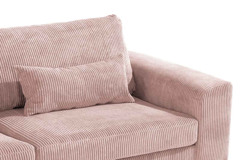Copenhagen 4-sits Vänstervänd L-formad Divansoffa i Manchester - Rosa - Möbler - Soffa - Divansoffa & schäslongsoffa - 4 sits soffa med divan