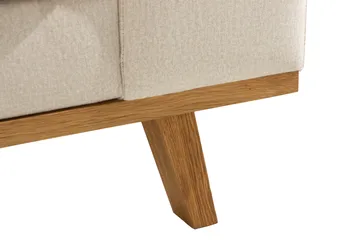 Copenhagen 4-sits Vänstervänd L-formad Divansoffa i Sammet - Beige - Möbler - Soffa - Divansoffa & schäslongsoffa - 4 sits soffa med divan