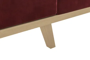 Copenhagen 4-sits Vänstervänd L-formad Divansoffa i Sammet - Lila - Möbler - Soffa - Divansoffa & schäslongsoffa - 4 sits soffa med divan