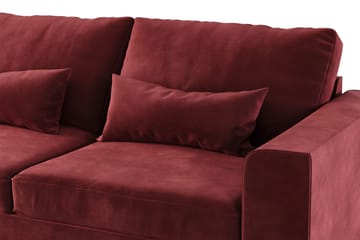 Copenhagen 4-sits Vänstervänd L-formad Divansoffa i Sammet - Lila - Möbler - Soffa - Divansoffa & schäslongsoffa - 4 sits soffa med divan