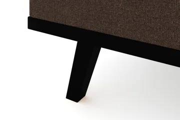 Copenhagen 4-sits Vänstervänd L-formad Divansoffa i Tyg - Brun - Möbler - Soffa - Divansoffa & schäslongsoffa - 4 sits soffa med divan