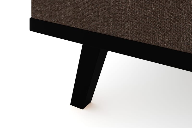 Copenhagen 4-sits Vänstervänd L-formad Divansoffa i Tyg - Brun - Möbler - Soffa - Divansoffa & schäslongsoffa - 4 sits soffa med divan