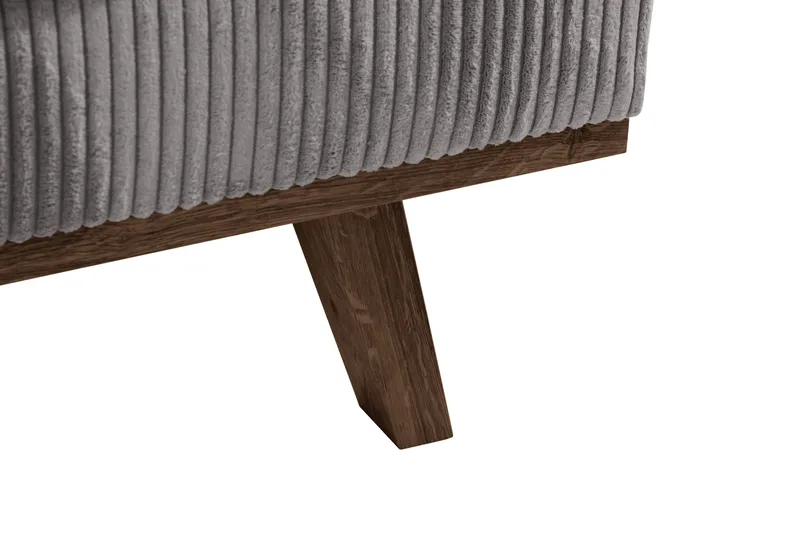 Copenhagen 4-sits Vänstervänd L-formad Schäslongsoffa i Manchester - Mörkgrå - Möbler - Soffa - Divansoffa & schäslongsoffa - 4 sits soffa med divan