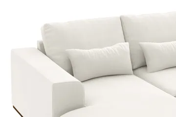 Copenhagen Compact 4-sits Högervänd U-formad Large Soffa med Divan och Schäslong i Tyg - Ljusgrå - Möbler - Soffa - Divansoffa & schäslongsoffa - 4 sits soffa med divan