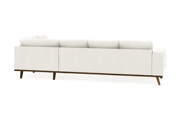 Copenhagen Compact 4-sits Högervänd U-formad Large Soffa med Divan och Schäslong i Tyg - Ljusgrå - Möbler - Soffa - Divansoffa & schäslongsoffa - 4 sits soffa med divan