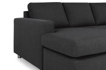 Crazy 4-sits Högervänd U-formad Large Soffa med Divan och Schäslong i Tyg - Antracit - Möbler - Soffa - Divansoffa & schäslongsoffa - 4 sits soffa med divan