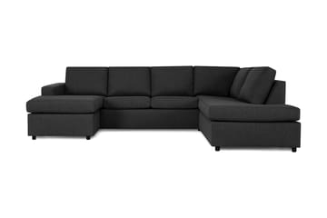 Crazy 4-sits Högervänd U-formad Large Soffa med Divan och Schäslong i Tyg