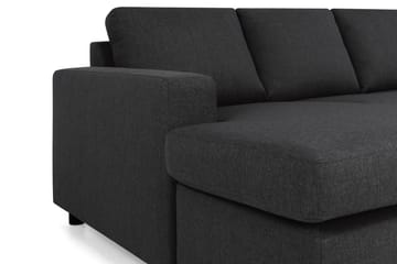 Crazy 4-sits Högervänd U-formad Large Soffa med Divan och Schäslong i Tyg - Antracit - Möbler - Soffa - Divansoffa & schäslongsoffa - 4 sits soffa med divan
