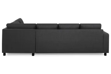 Crazy 4-sits Högervänd U-formad Large Soffa med Divan och Schäslong i Tyg - Antracit - Möbler - Soffa - Divansoffa & schäslongsoffa - 4 sits soffa med divan