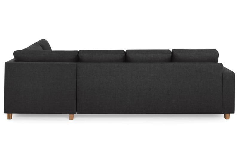 Crazy 4-sits Högervänd U-formad Large Soffa med Divan och Schäslong i Tyg - Antracit - Möbler - Soffa - Divansoffa & schäslongsoffa - 4 sits soffa med divan