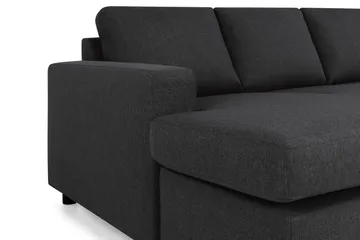 Crazy 4-sits Högervänd U-formad Large Soffa med Divan och Schäslong i Tyg - Antracit - Möbler - Soffa - Divansoffa & schäslongsoffa - 4 sits soffa med divan