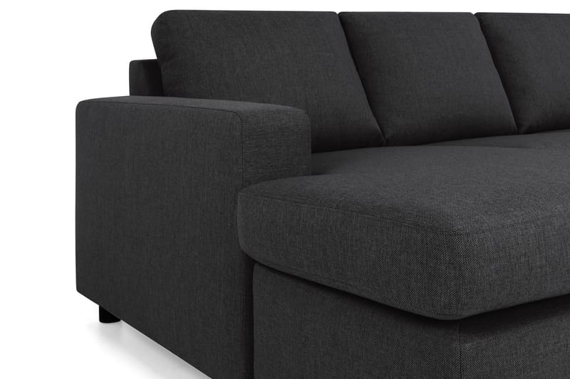Crazy 4-sits Högervänd U-formad Large Soffa med Divan och Schäslong i Tyg - Antracit - Möbler - Soffa - Divansoffa & schäslongsoffa - 4 sits soffa med divan