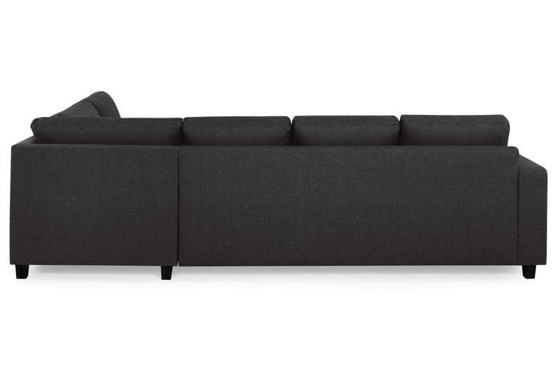 Crazy 4-sits Högervänd U-formad Large Soffa med Divan och Schäslong i Tyg - Antracit - Möbler - Soffa - Divansoffa & schäslongsoffa - 4 sits soffa med divan
