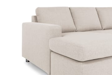 Crazy 4-sits Högervänd U-formad Large Soffa med Divan och Schäslong i Tyg - Beige - Möbler - Soffa - Divansoffa & schäslongsoffa - 4 sits soffa med divan