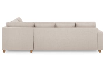 Crazy 4-sits Högervänd U-formad Large Soffa med Divan och Schäslong i Tyg - Beige - Möbler - Soffa - Divansoffa & schäslongsoffa - 4 sits soffa med divan