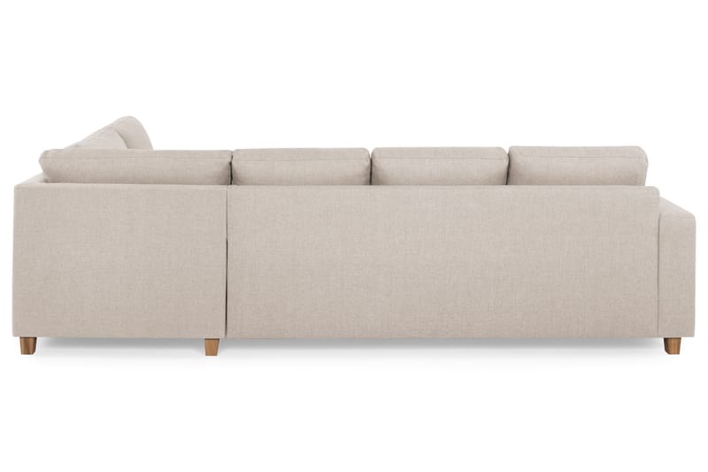 Crazy 4-sits Högervänd U-formad Large Soffa med Divan och Schäslong i Tyg - Beige - Möbler - Soffa - Divansoffa & schäslongsoffa - 4 sits soffa med divan