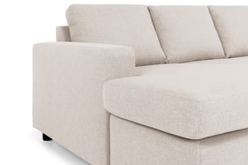 Crazy 4-sits Högervänd U-formad Large Soffa med Divan och Schäslong i Tyg - Beige - Möbler - Soffa - Divansoffa & schäslongsoffa - 4 sits soffa med divan