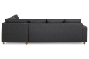 Crazy 4-sits Högervänd U-formad Large Soffa med Divan och Schäslong i Tyg - Mörkgrå - Möbler - Soffa - Divansoffa & schäslongsoffa - 4 sits soffa med divan