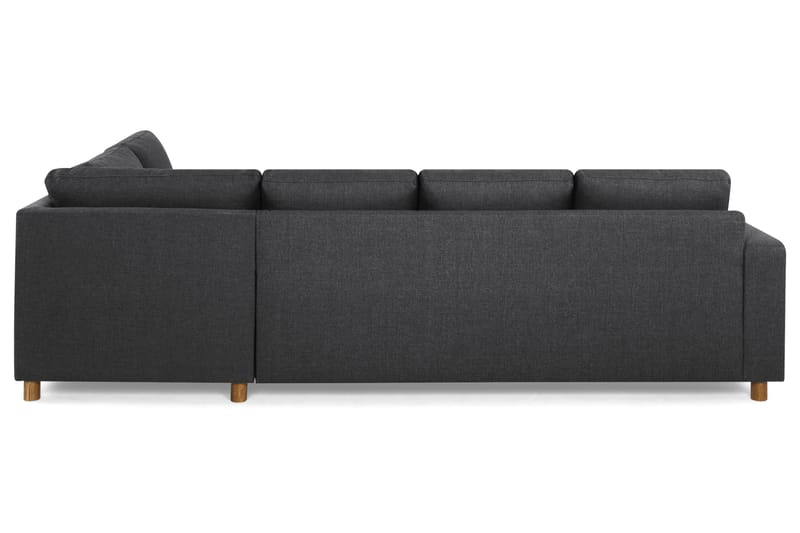 Crazy 4-sits Högervänd U-formad Large Soffa med Divan och Schäslong i Tyg - Mörkgrå - Möbler - Soffa - Divansoffa & schäslongsoffa - 4 sits soffa med divan