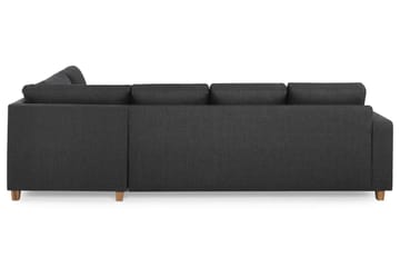Crazy 4-sits Högervänd U-formad Large Soffa med Divan och Schäslong i Tyg - Mörkgrå - Möbler - Soffa - Divansoffa & schäslongsoffa - 4 sits soffa med divan