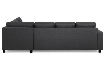 Crazy 4-sits Högervänd U-formad Large Soffa med Divan och Schäslong i Tyg - Mörkgrå - Möbler - Soffa - Divansoffa & schäslongsoffa - 4 sits soffa med divan