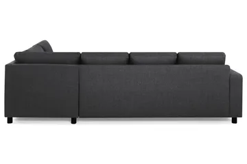 Crazy 4-sits Högervänd U-formad Large Soffa med Divan och Schäslong i Tyg - Mörkgrå - Möbler - Soffa - Divansoffa & schäslongsoffa - 4 sits soffa med divan