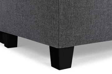 Crazy 4-sits Högervänd U-formad Large Soffa med Divan och Schäslong i Tyg - Mörkgrå - Möbler - Soffa - Divansoffa & schäslongsoffa - 4 sits soffa med divan