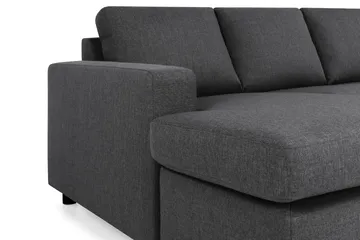 Crazy 4-sits Högervänd U-formad Large Soffa med Divan och Schäslong i Tyg - Mörkgrå - Möbler - Soffa - Divansoffa & schäslongsoffa - 4 sits soffa med divan