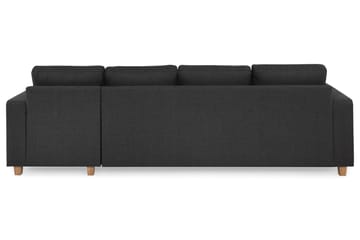 Crazy 4-sits Vändbar L-formad Divansoffa i Tyg - Antracit - Möbler - Soffa - Divansoffa & schäslongsoffa - 4 sits soffa med divan