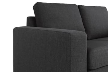 Crazy 4-sits Vändbar L-formad Divansoffa i Tyg - Antracit - Möbler - Soffa - Divansoffa & schäslongsoffa - 4 sits soffa med divan