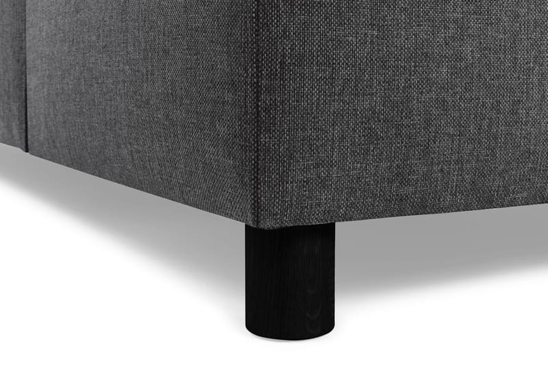 Crazy 4-sits Vändbar L-formad Divansoffa i Tyg - Antracit - Möbler - Soffa - Divansoffa & schäslongsoffa - 4 sits soffa med divan